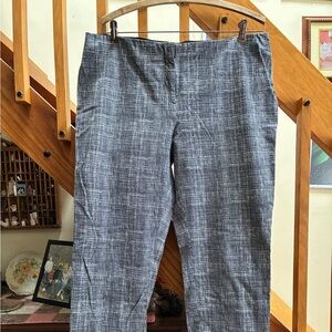 Women’s Alfani Ankle Pull On Pants XL Black & White